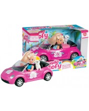 Lutka RS Toys – Sofie, s automobilom i psom, 12 sm