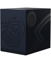 Kutija za karte Dragon Shield Double Shell - Midnight Blue/Black (150 kom.)