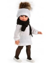 Lutka Asi Dolls – Sabrina u bijeloj haljini i s crnim šalom, 40 cm -1