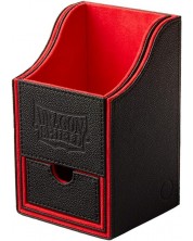 Kutija za karte Dragon Shield Nest Box - Black/Red (100 kom.)