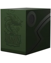 Kutija za kartice Dragon Shield Double Shell - Forest Green/Black (150 kom.)