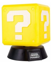 Mini svjetiljka Paladone Games: Super Mario Bros. - Question Block, 10 cm