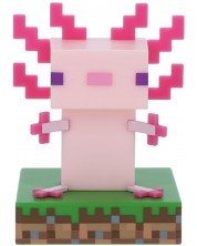 Svjetiljka Paladone Games: Minecraft - Axolotl Icon -1