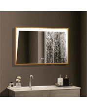 LED Ogledalo za zid Inter Ceramic - ICL 1820, 60 x 90 cm, zlatno -1