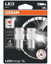 LED Auto žarulje Osram - LEDriving, SL, Red, P21W, 1.4W, 2 komada, crvene -1