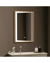 LED Ogledalo za zid Inter Ceramic - ICL 1819, 60 x 90 cm, zlatno -1