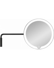 Povećajuće LED ogledalo Blomus - Modo, IP44, 20 x 35.6 cm, crno -1