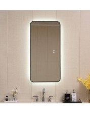 LED Ogledalo za zid Inter Ceramic - ICL 1851, 50 x 100 cm, crno -1