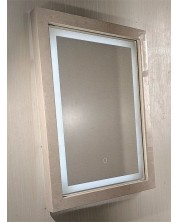 LED Ogledalo za zid Inter Ceramic - ICL 8060GL, 60 x 80 cm, Galala mramor -1