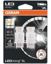 LED Auto žarulje Osram - LEDriving, SL, Amber, P27/7W , 1.3W, 2 komada, žute -1