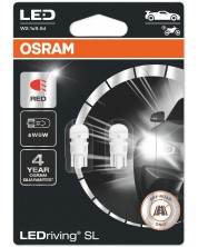 LED Auto žarulje Osram - LEDriving, SL, Red, W5W, 1W, 2 komada, crvene -1