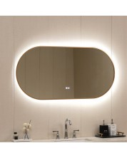 LED Ogledalo za zid Inter Ceramic - ICL 1833, 60 x 120 cm, zlatno -1