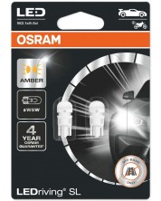 LED Auto žarulje Osram - LEDriving, SL, Amber, W5W, 1W, 2 komada, žute -1