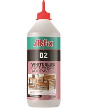 Ljepilo za drvo Akfix - PVA, D2, 500 g, bijelo -1