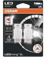 LED Auto žarulje Osram - LEDriving, SL, Red, P27/7W, 1.7W, 2 komada, crvene -1