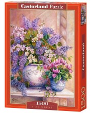 Puzzle Castorland od 1500 dijelova - Cvjetovi jorgovana, Trisha Hardwick