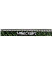 Ravnalo Panini Minecraft - Green, 20 cm -1