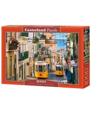 Puzzle Castorland od 1000 dijelova - Tramvaji u Lisabonu, Portugal