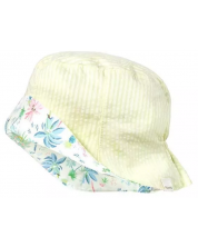 Maximo ljetni šešir s dvostrukim licem - svijetlozeleni, cvijeće, UPF30+, veličina 53, 3-4 godine -1