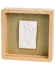 Čarobna drvena kutija za otiske Baby Art - Pure box, organska glina -1