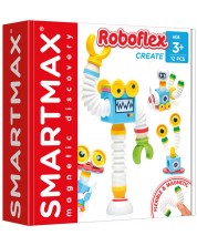 Magnetski konstruktor Smart Games Smartmax - Roboflex, 12 dijelova