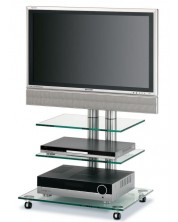 Stol za audio i video opremu Spectral - Panel PL 63, srebrnast