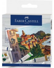 Uljane boje Faber-Castell - 24 boje, 9 ml