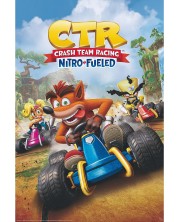 Maxi poster GB eye Games: Crash Team Racing - Cover Art