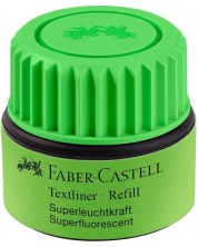 Tinta za tekst marker Faber-Castell - Zelena, 25 ml -1