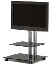 Stol za audio i video opremu Spectral - PL 60, crni/srebrnast