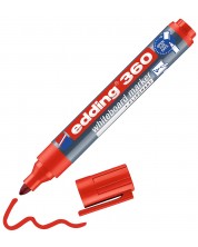 Marker za bijelu ploču Edding 360 - Crveni