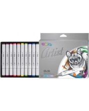 Markeri za crtanje Colorino Artist - 12 boja, pastel