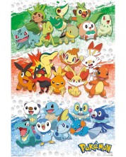 Maxi poster GB eye Games: Pokemon - Starters -1