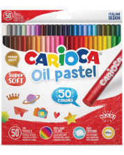 Uljane pastele Carioca - 50 boja, Ф10 mm -1
