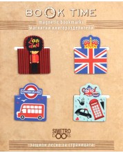 Magnetski straničnici Simetro Book Time - London -1