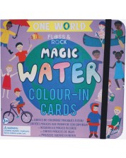 Magične kartice Floss&Rock - Slikaj vodom, Jedan svijet