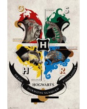 Maxi poster GB eye Movies: Harry Potter - Animal Crest