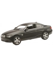 Metalni autić Newray - BMW 3 Series Coupe, crni, 1:43