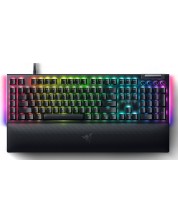 Mehanička tipkovnica Razer - BlackWidow V4, Yellow, RGB, crna