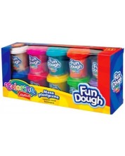 Meki plastelin Colorino Creative - Fun Dough, 10 boja -1