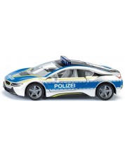 Metalni policijski autić Siku - BMW I8, s vratima koja se otvaraju prema gore, 1:50