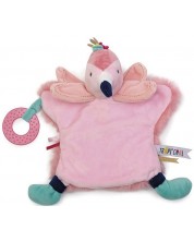 Mekana igračka za grljenje Eurekakids - s aktivnostima, Flamingo -1