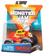 Metalna igračka Monster Jam - Četverokotač, s figuricom, asortiman -1