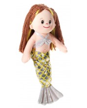 Mekana lutka Heunec Poupetta – Mala sirena, smeđa kosa, 36 sm