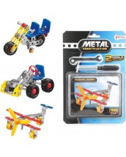 Metalni mini konstruktor Toi Toys - Vozila, asortiman