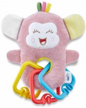 Mekana igračka BabyJem - Mini Monkey, Rose 