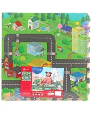 Mekana slagalica Sun Ta Toys – Gradska karta 4+8 dijelova -1