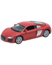 Metalni auto Welly - Audi R8 V10, 1:34, crveni -1
