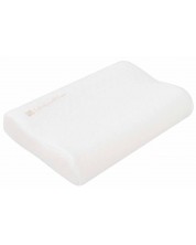 Memory ergonomski ventilirani jastuk KikkaBoo - Airknit, bijeli -1