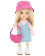 Mekana lutka Orange Toys Sweet Sisters - Mia u plavoj haljini bez rukava, 32 cm